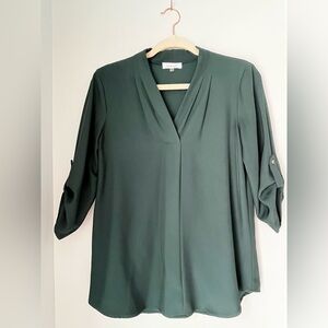 Calvin Klein Women's Green Top